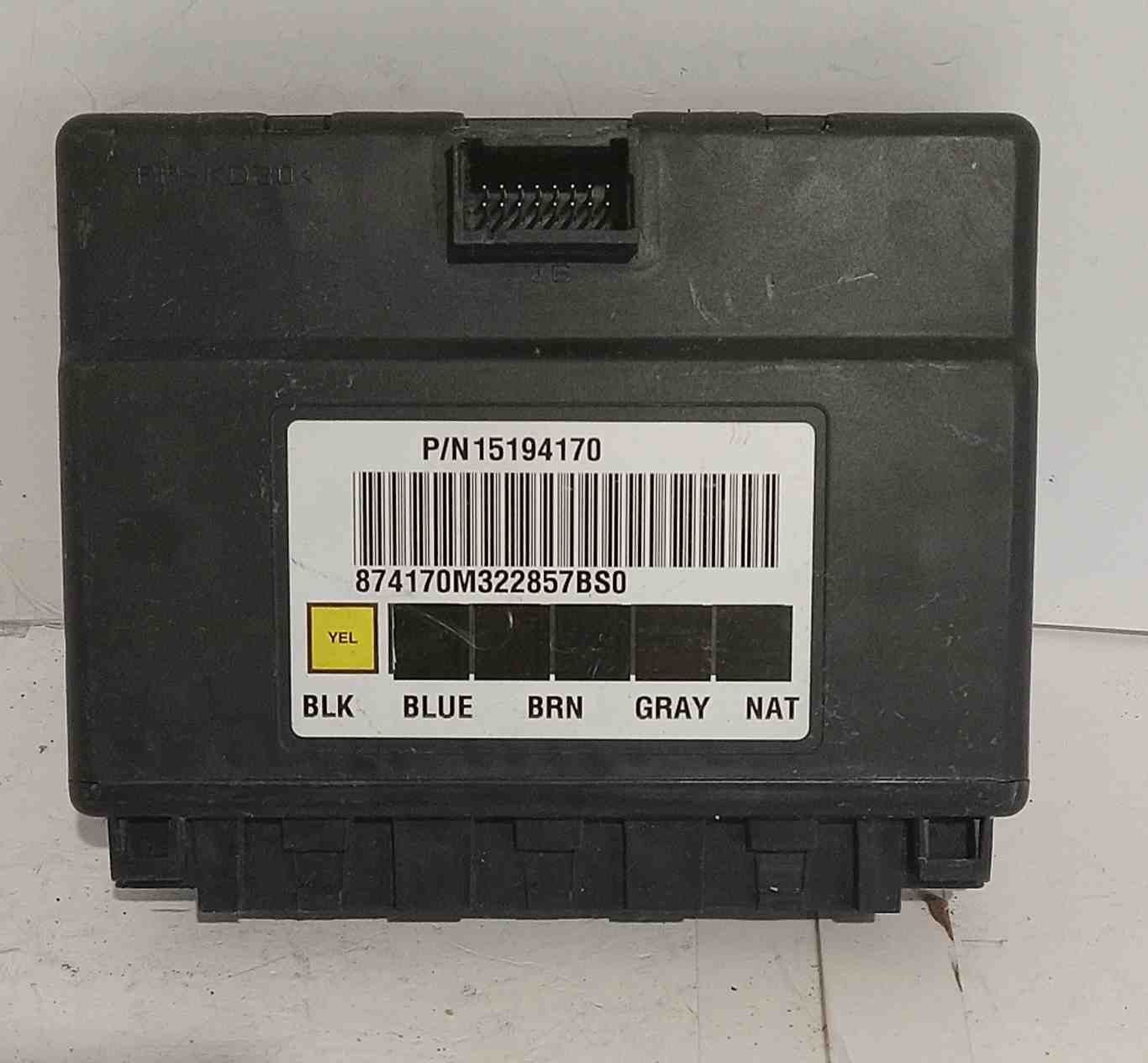 2003 SUBURBAN 1500 BODY CONTROL MODULE ID 15194170 USED OEM