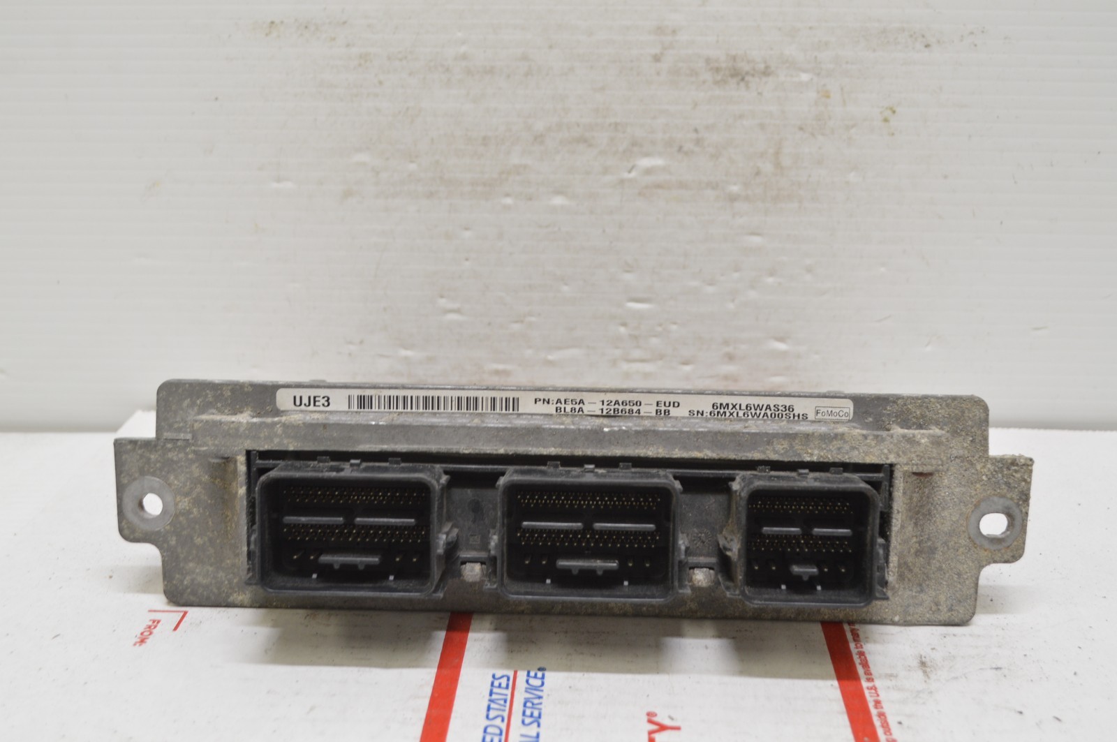 11 12 Ford Fusion 3.0L AE5A-12A650-EUD Engine Control Module Unit Ecm B78 001