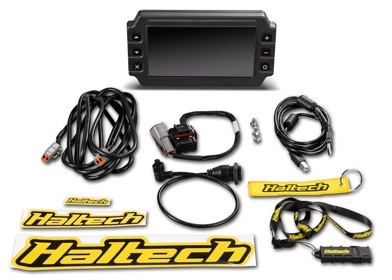 Haltech IC-7 Digital 7″ Dash Kit w/ ECU Connection & Extension Cable HT-067010