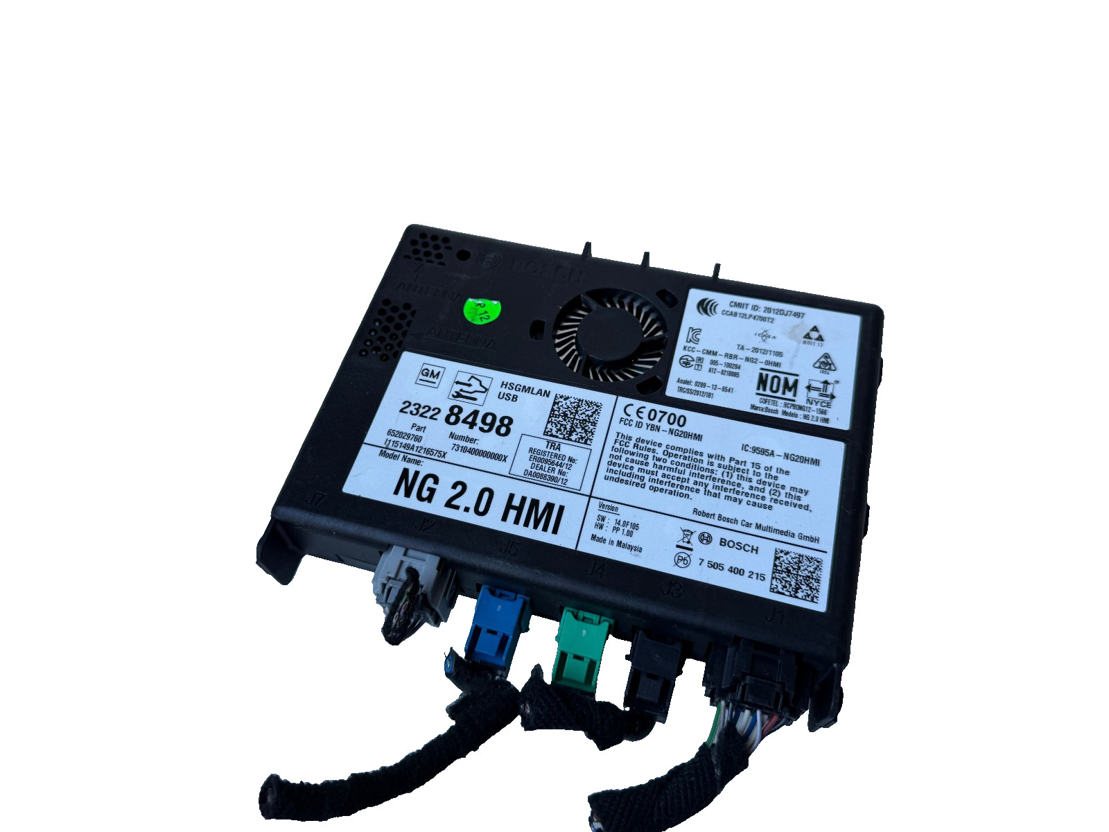 2015 2016 CHevy Silverado 2500 HD 2.0 HMI Machine InterFace Module 23228498 OEM