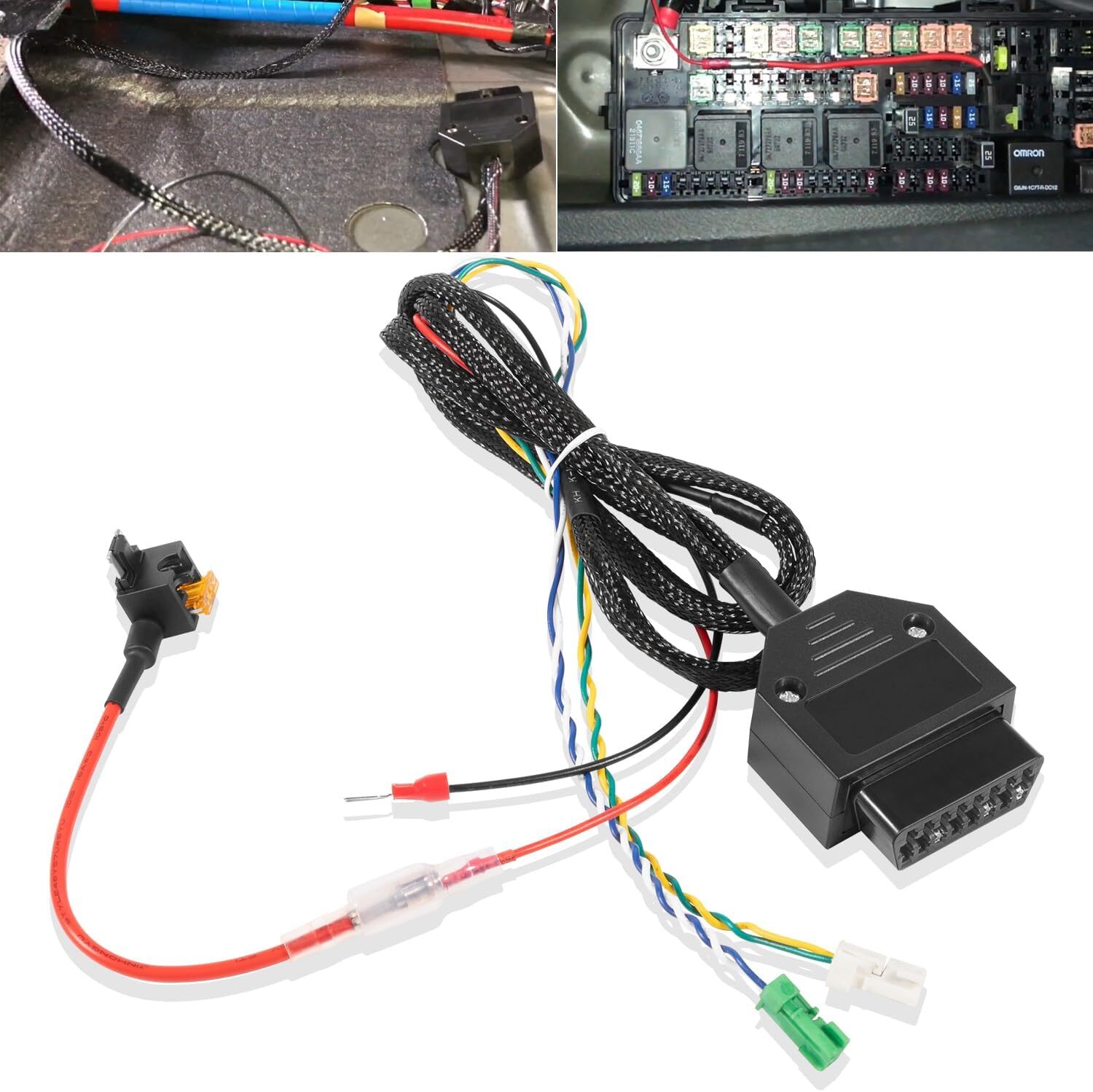 Trunk-Mount Security Double Bypass OBD2 Cable Kit for Dodge Charger Challenger