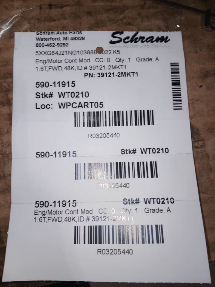 K5 2022 Engine ECM 3205440