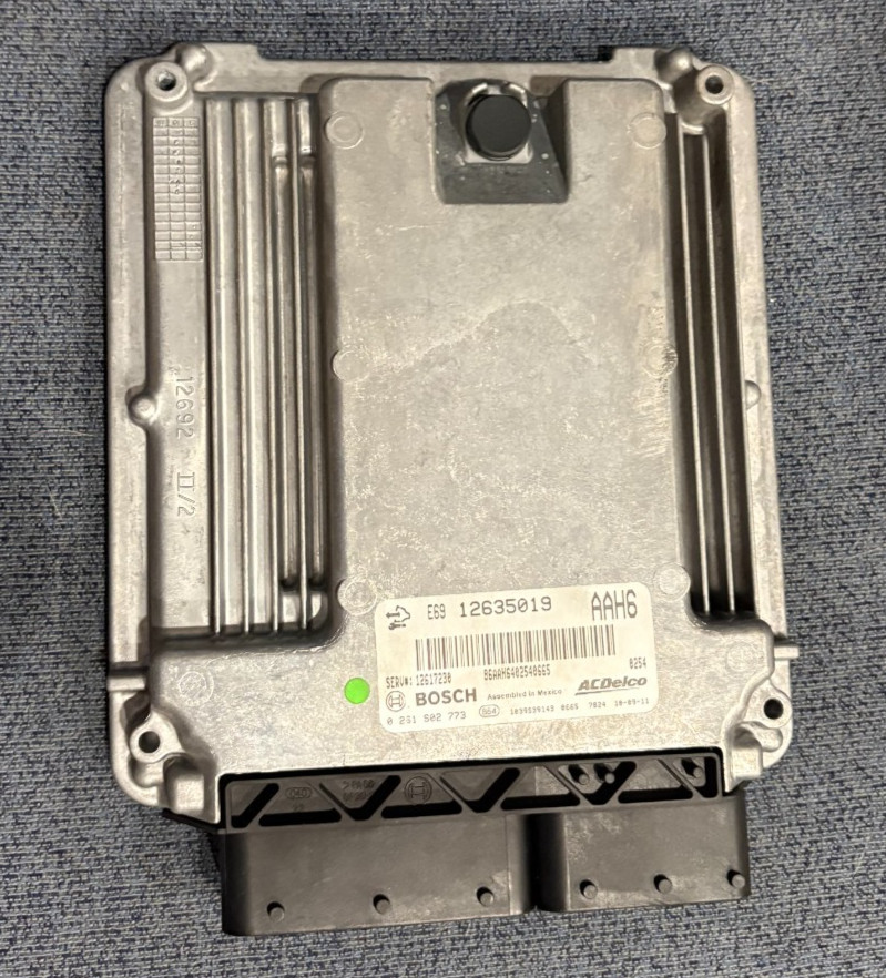BOSCH ACDELCO OEM GM ECM ENGINE CONTROL MODULE (Part#E69 12635019 AAH6)