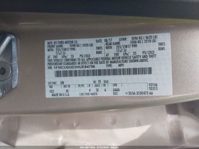 Engine ECM Electronic Control Module 1.5L Fits 17-19 ESCAPE 4977717