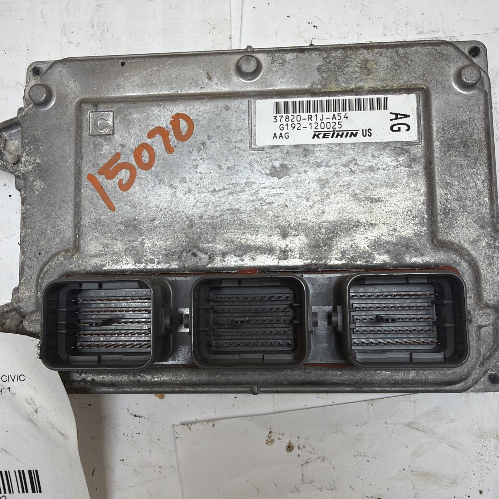 2014-2015 Civic ECM Electronic Control Module 37820-R1J-A54