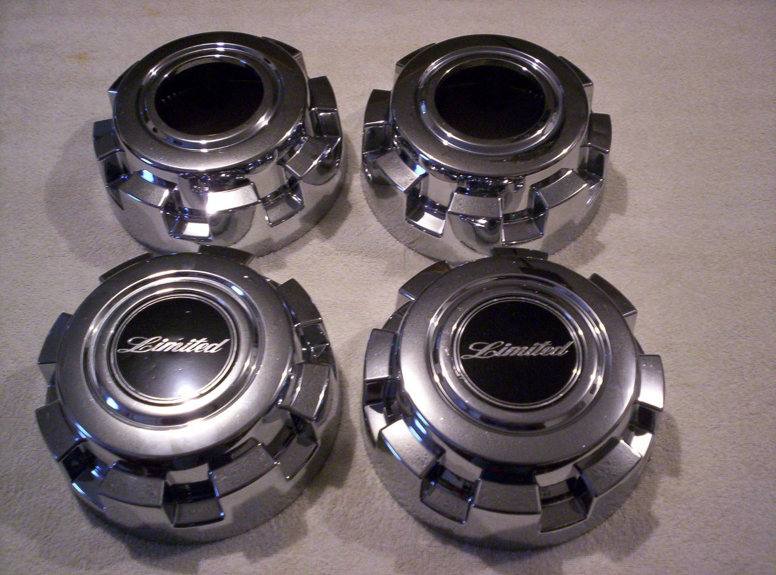 99-05 Ford Excursion F250 F350 4×4 Limited 4 OEM Center Caps 3C341A096AA