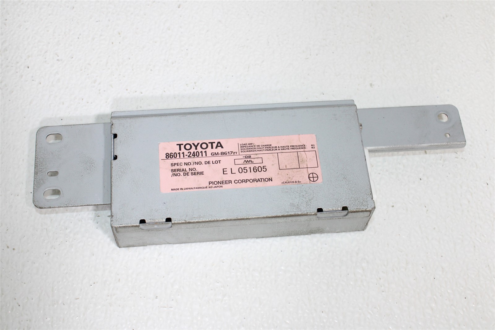 2006 Lexus SC430 Navigation Amplifier Unit 86011-24011 Factory OEM 03-10