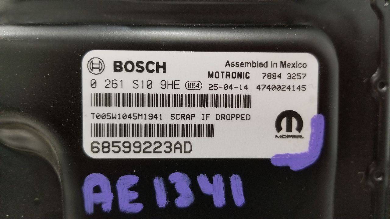 25 DODGE RAM 1500 ECM ENGINE CONTROL MODULE 3.0L 68599223AD