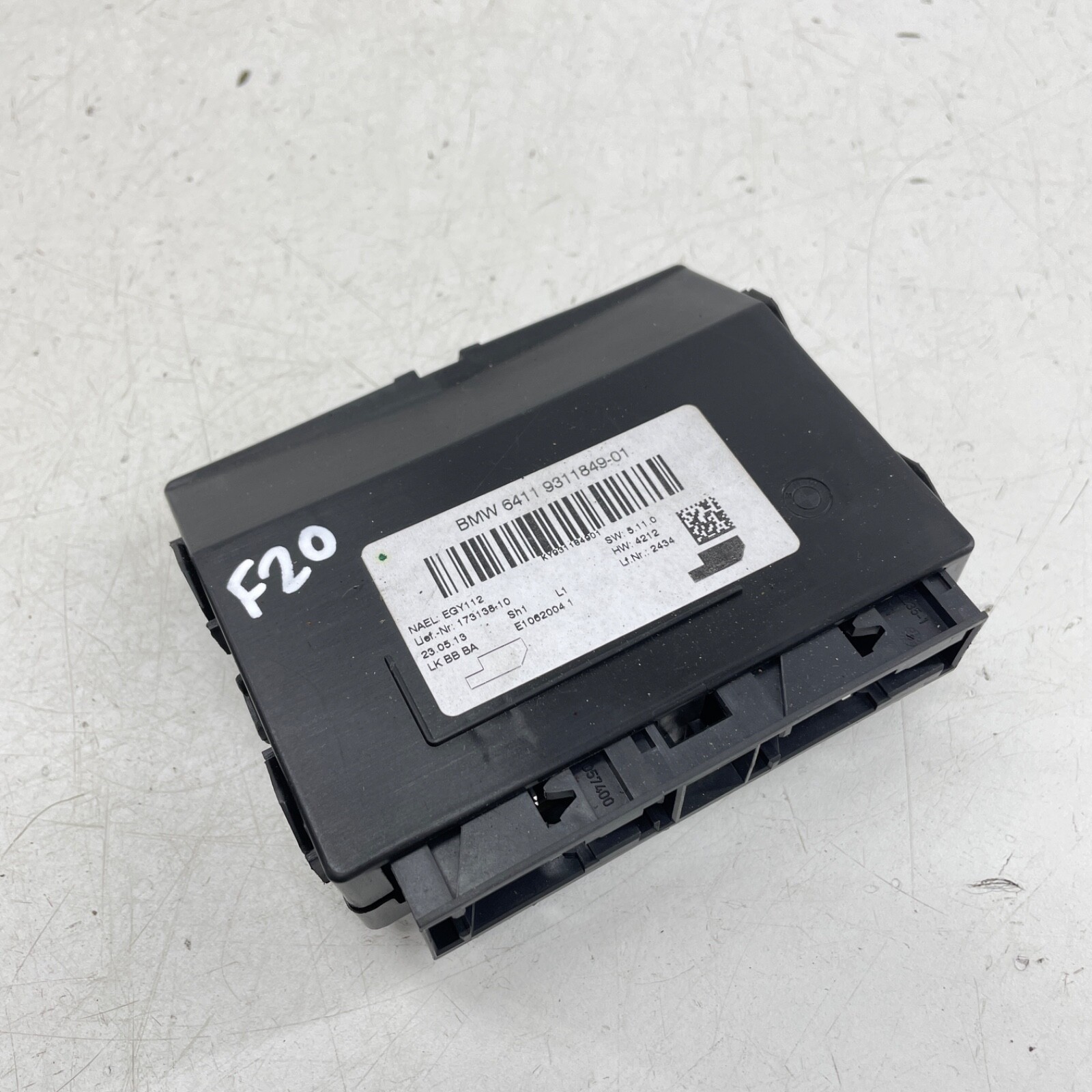 BMW 1 SERIES F20 HEATER CONTROL UNIT 9311849 A/C AIR CON MODULE 11-15