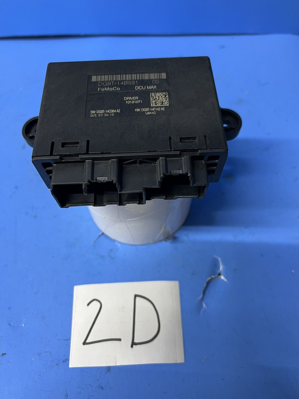 2013-2016 FORD FUSION FRONT LEFT DRIVER DOOR CONTROL MODULE, OEM DG9T14B531CG
