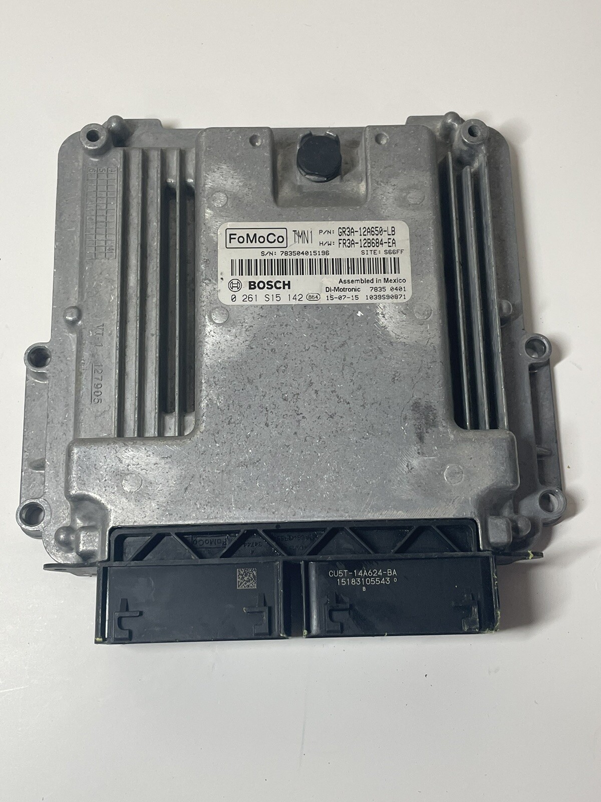 2015-2017 Ford Mustang GR3A-12A650-LB, FR3A-12B684-EA Engine Control Module, OEM