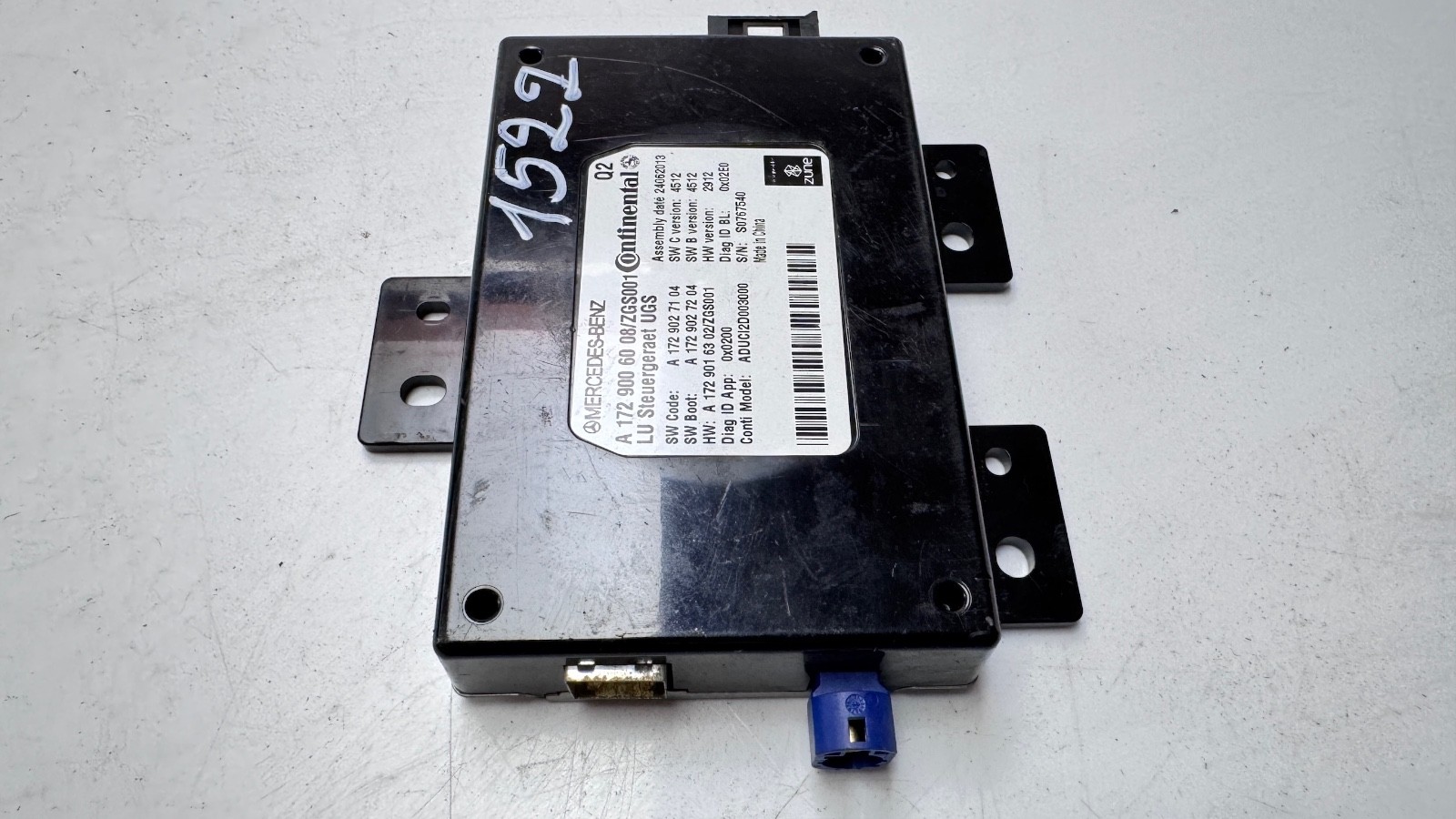 MERCEDES E CLASS W213 MULTIMEDIA INTERFACE CONTROL MODULE ECU A1729006008 2013