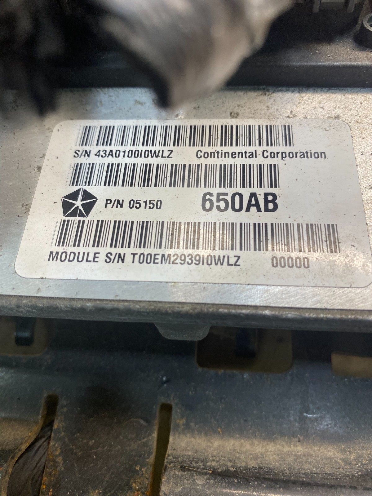 2012 Dodge Durango Jeep Grand Cherokee 5.7 Engine Computer ECU ECM AC2599 DW