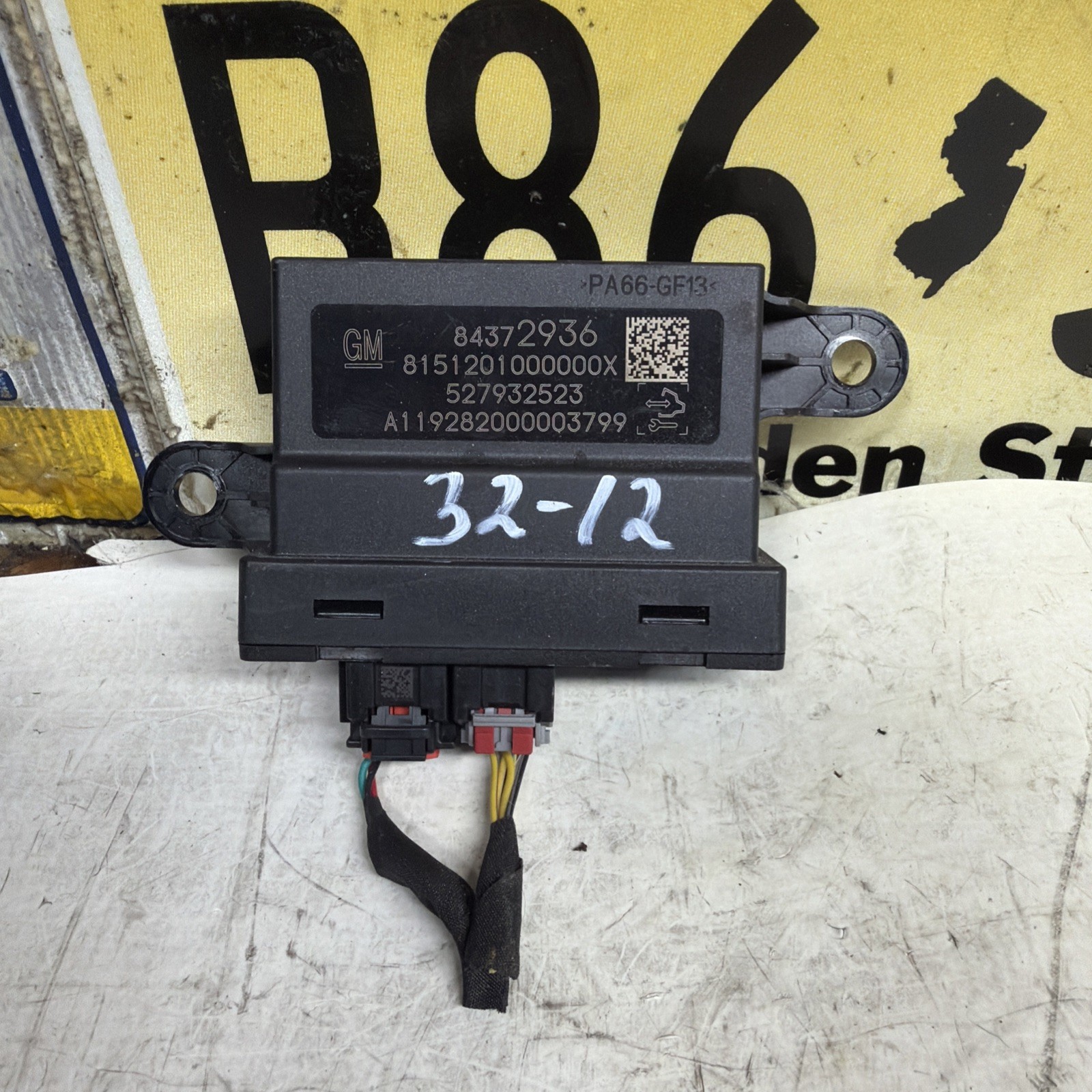 2019-2023 CHEVY EQUINOX PARK PARKING AID ASSIST CONTROL MODULE 84372936 OEM