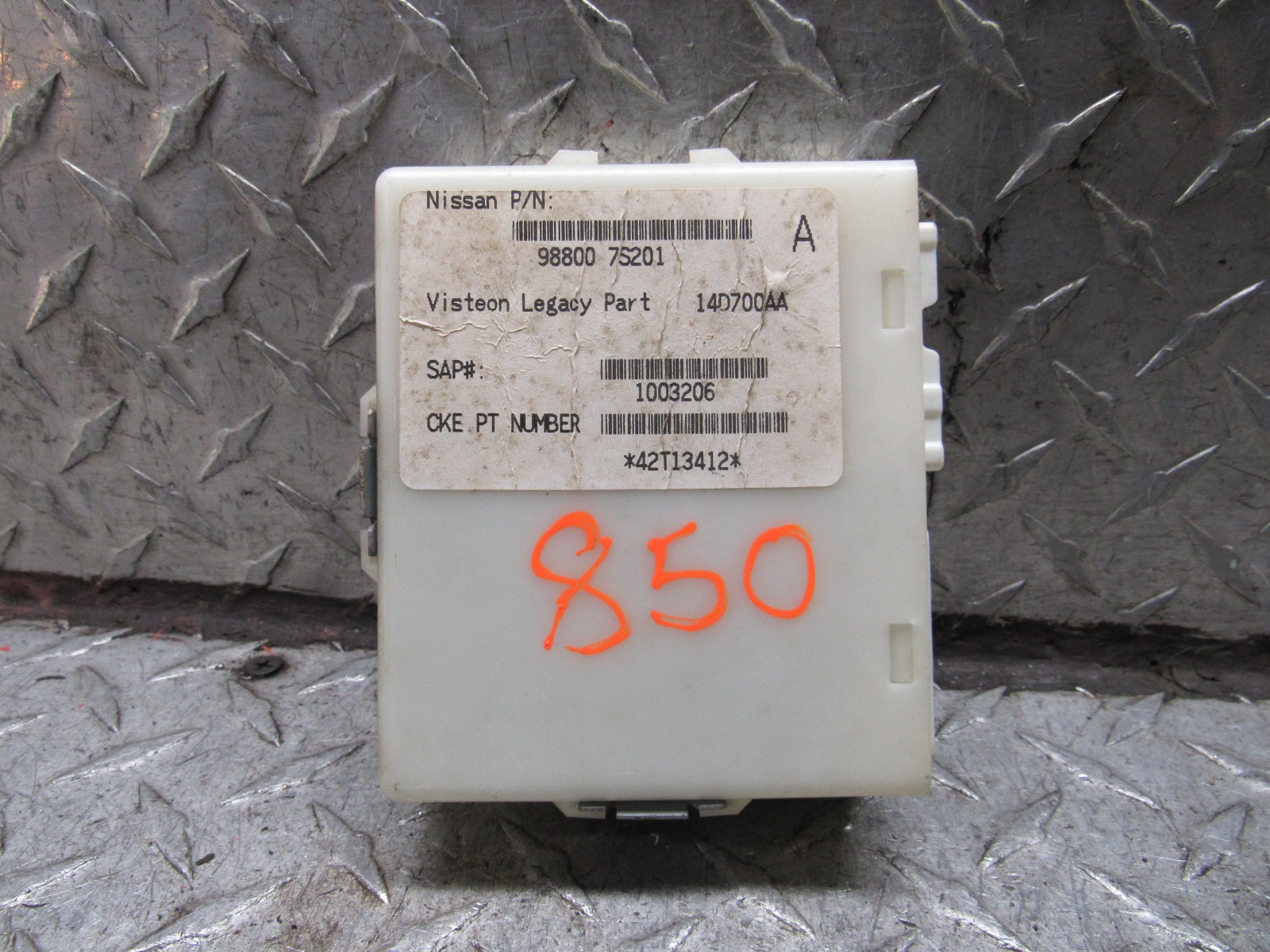 04 05 06 07 08 09 10 INFINITI QX56 MEMORY DRIVING CONTROL MODULE 98800-7S201