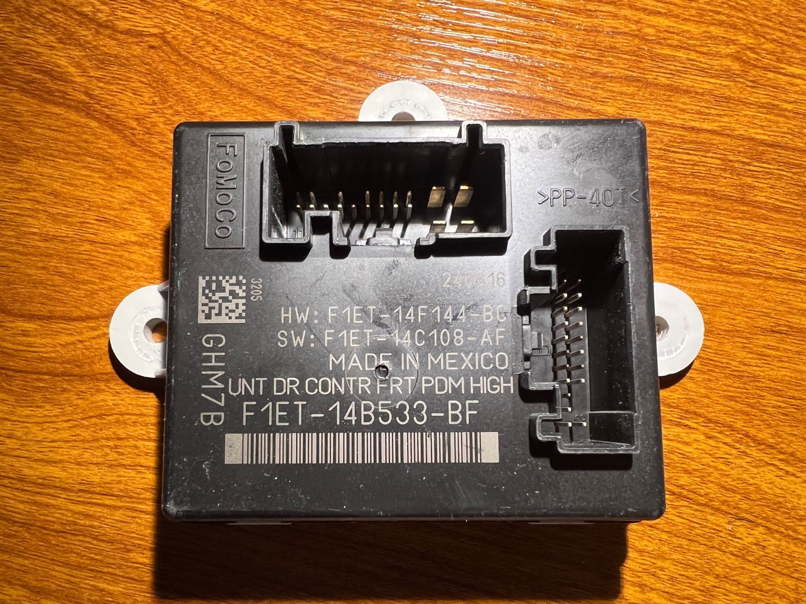 FORD ESCAPE FRONT RIGHT DOOR CONTROL UNIT MODULE OEM F1EZ-14B291-Y