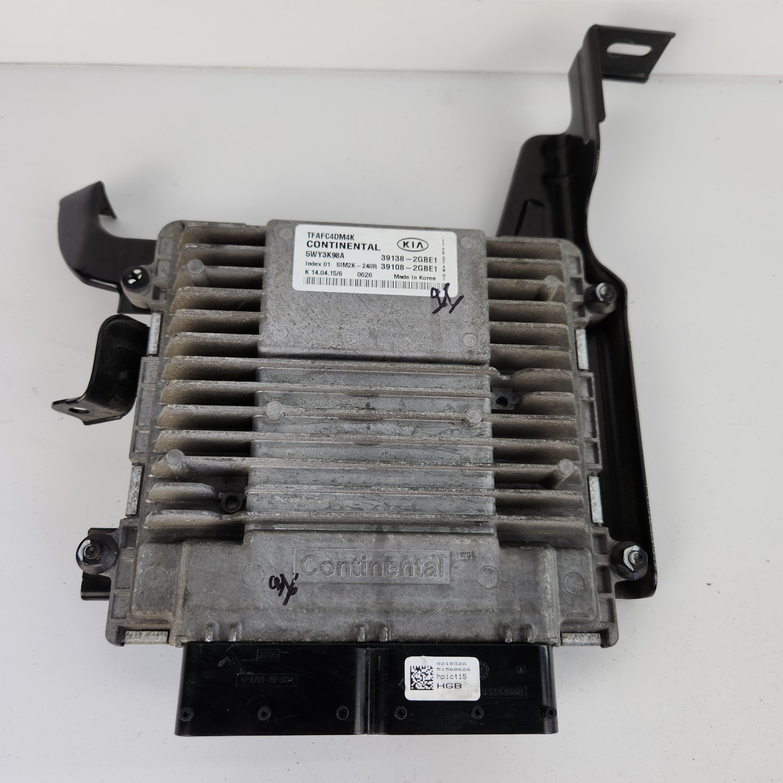 2014-2015 Kia Optima Electronic Control Module Unit Silver 39138-2GBE1 Genuine