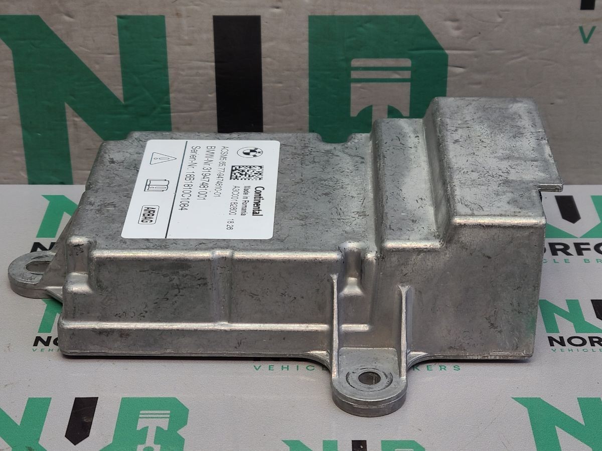 BMW X3 G01 Air ECU SRS *CRASH DATA* 9474810