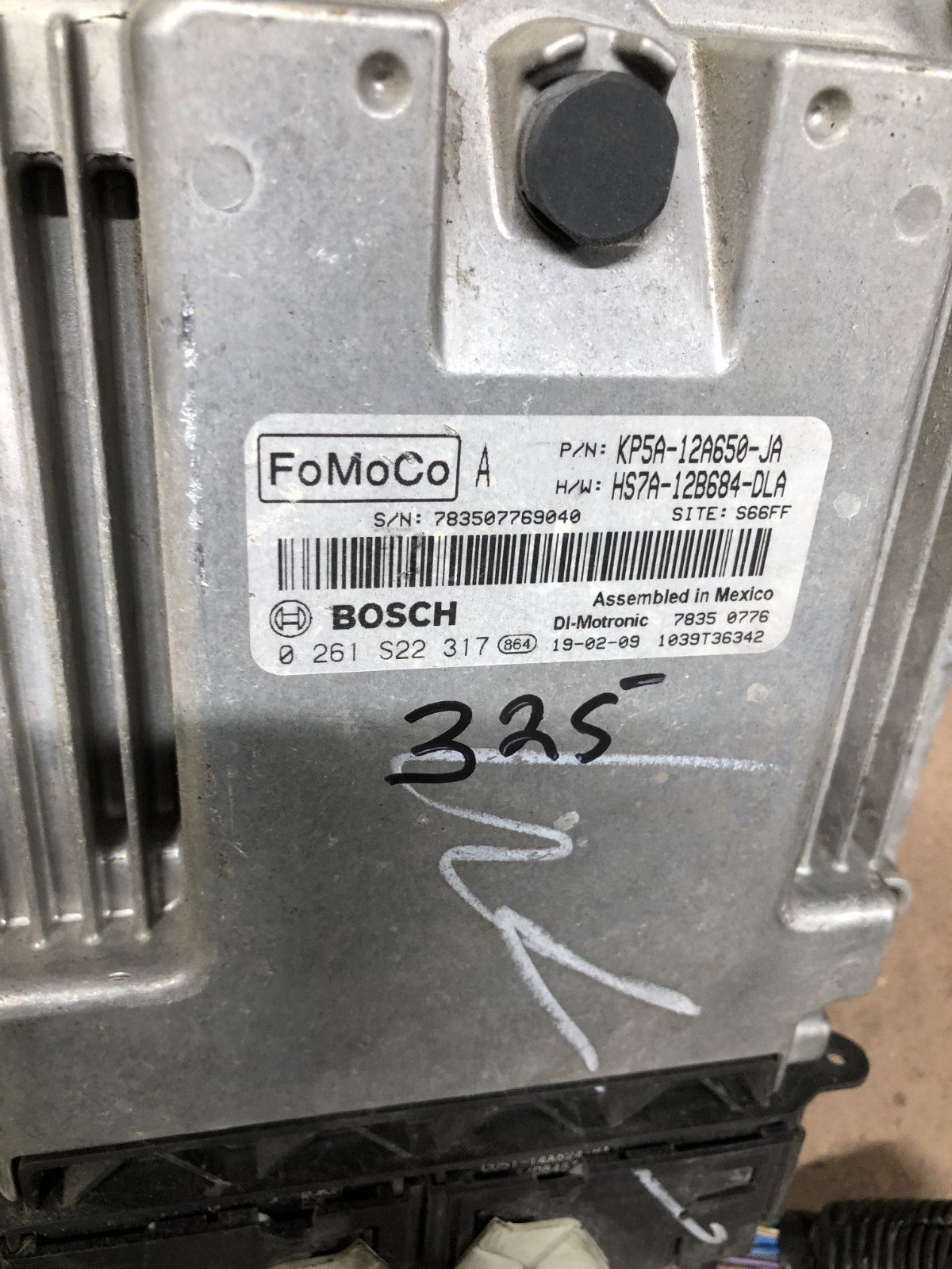 2019 Lincoln MKZ Engine Computer Control Module ECM ECU PCM KP5A-12A650-JA Plugs