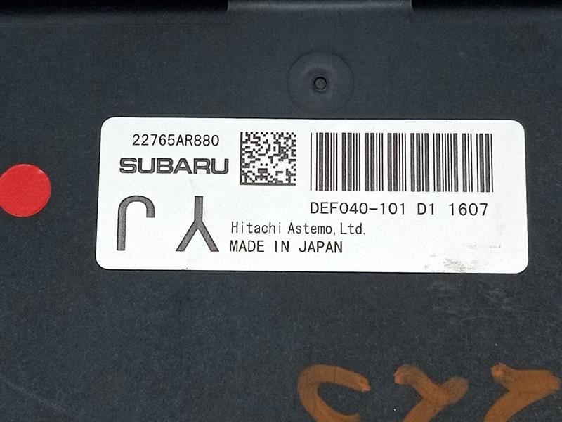 Engine ECM Electronic Control Module Left Hand Engine Bay Fits 22 WRX 27895