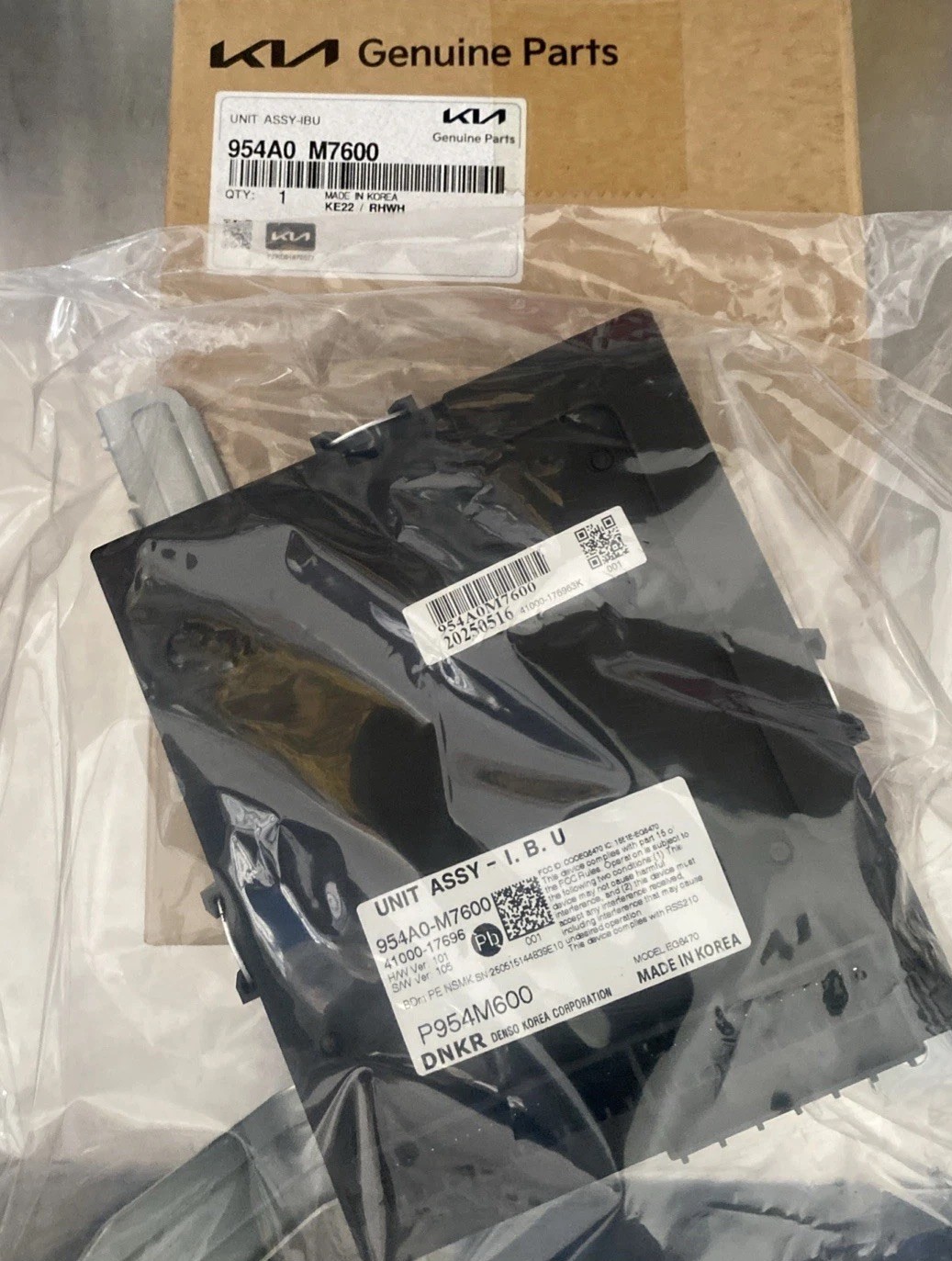 2023 KIA Forte Body Control Module 954A0M7600 Oem