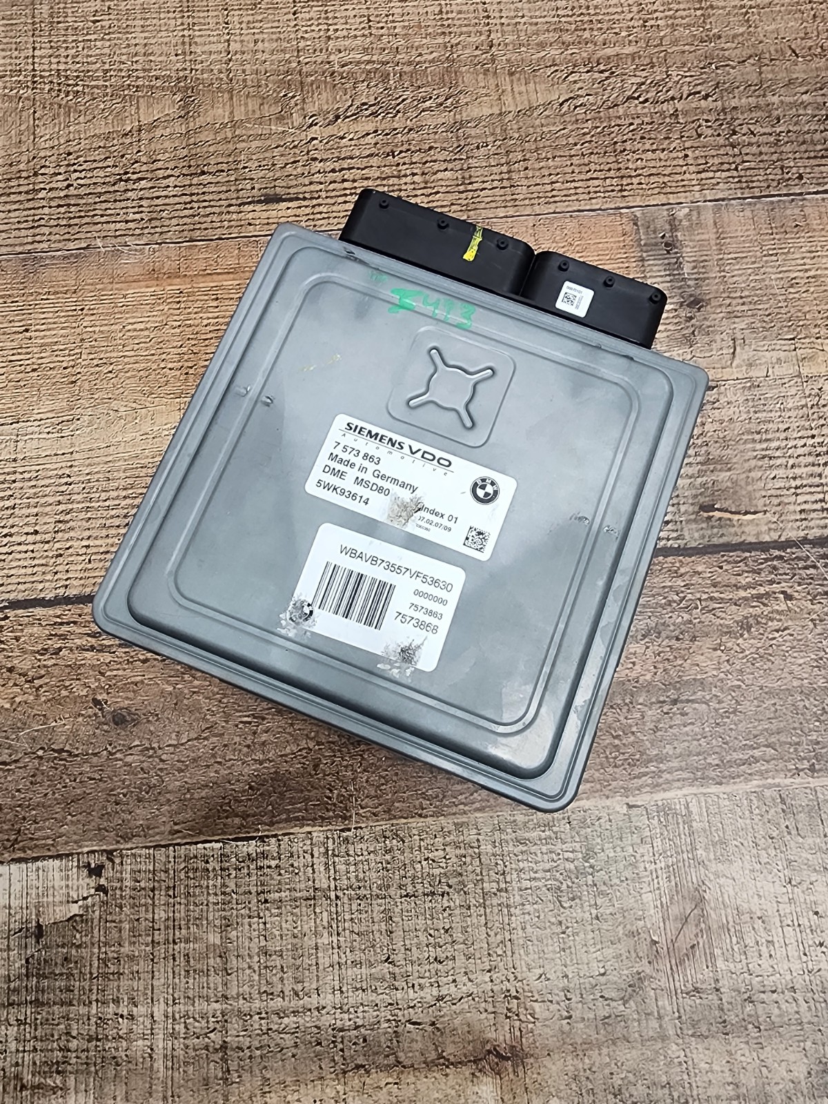 BMW ECU Continental MSD80 5WK93614 7573863