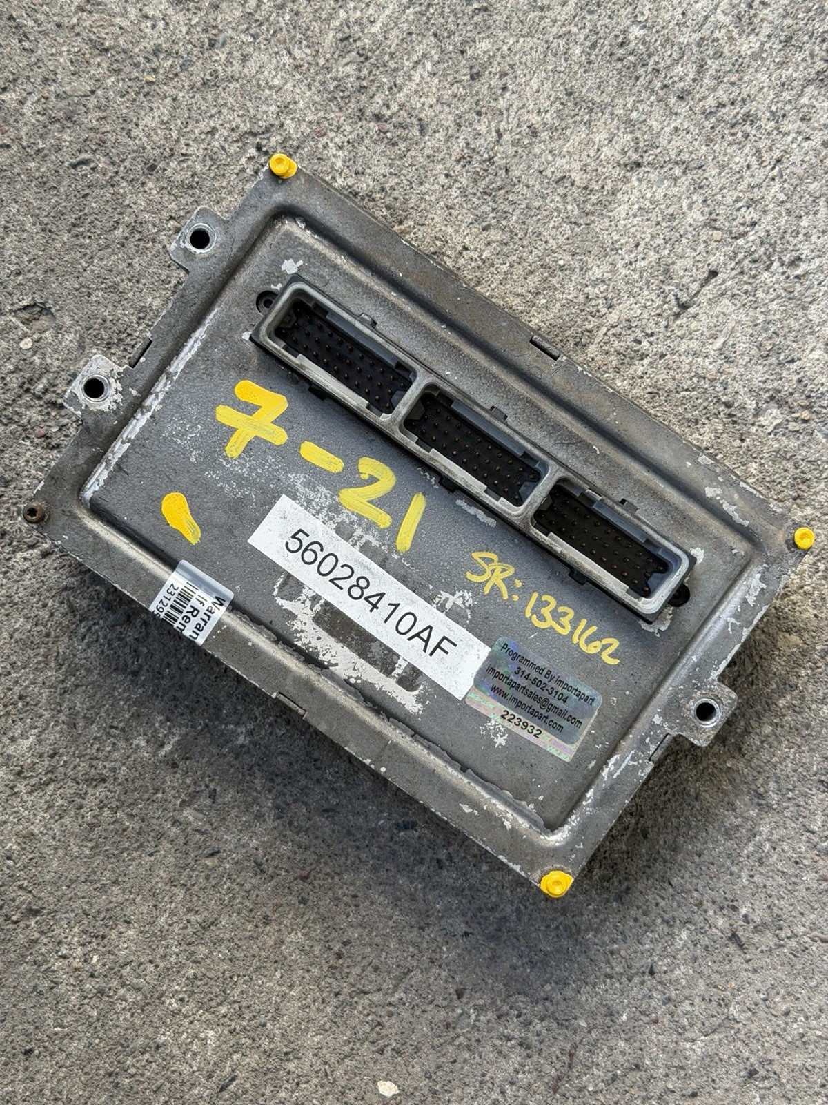56028410AF | 2002 DODGE RAM TRUCK 5.9L ECM ENGINE COMPUTER ECU