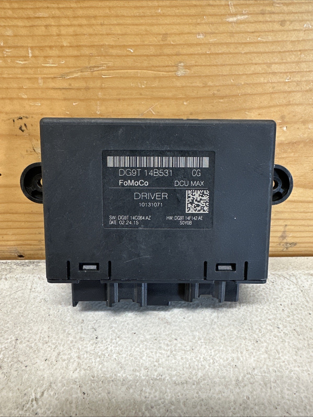 2015-2024 FORD EDGE FRONT LEFT SIDE DOOR CONTROL MODULE OEM DG9T14B531 CG