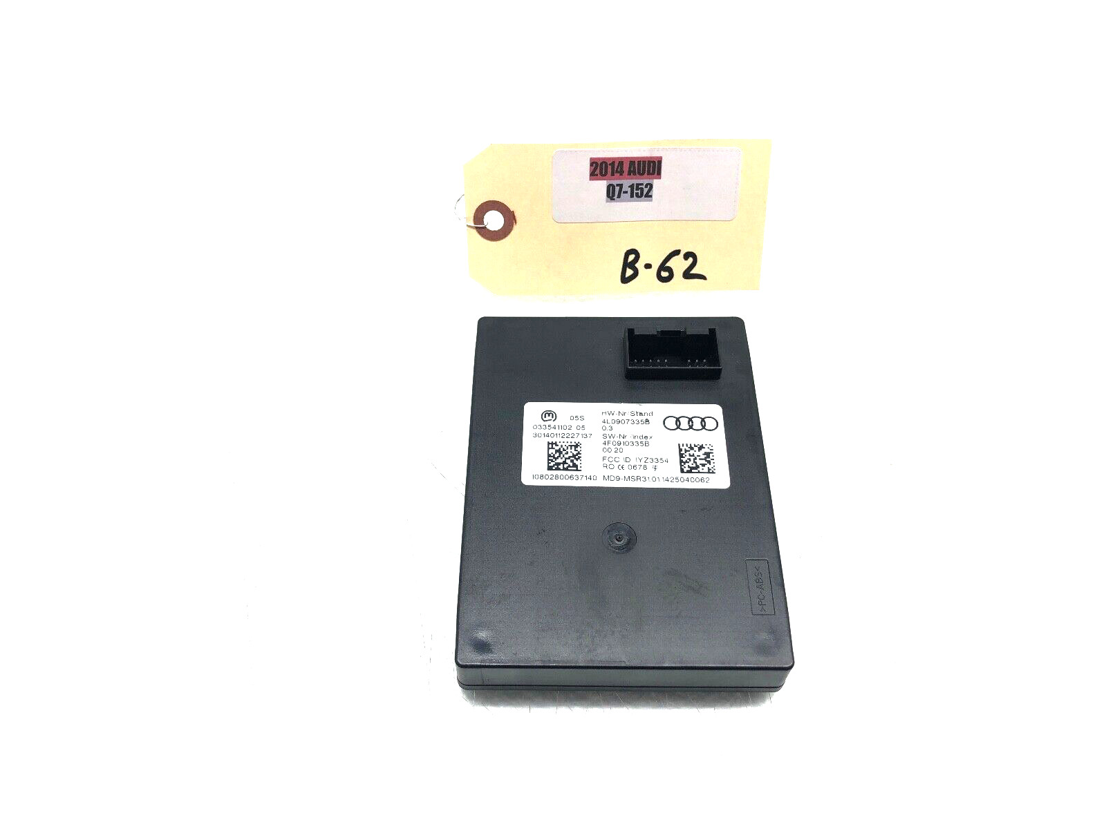 2010-2015 AUDI Q7 ANTI THEFT ALARM LOCKING COMPUTER OEM