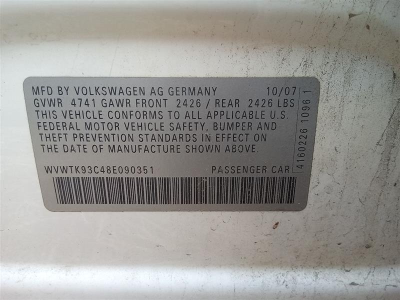 Used Engine Control Module (ECM) fits: 2008 Volkswagen Passat Electronic Control