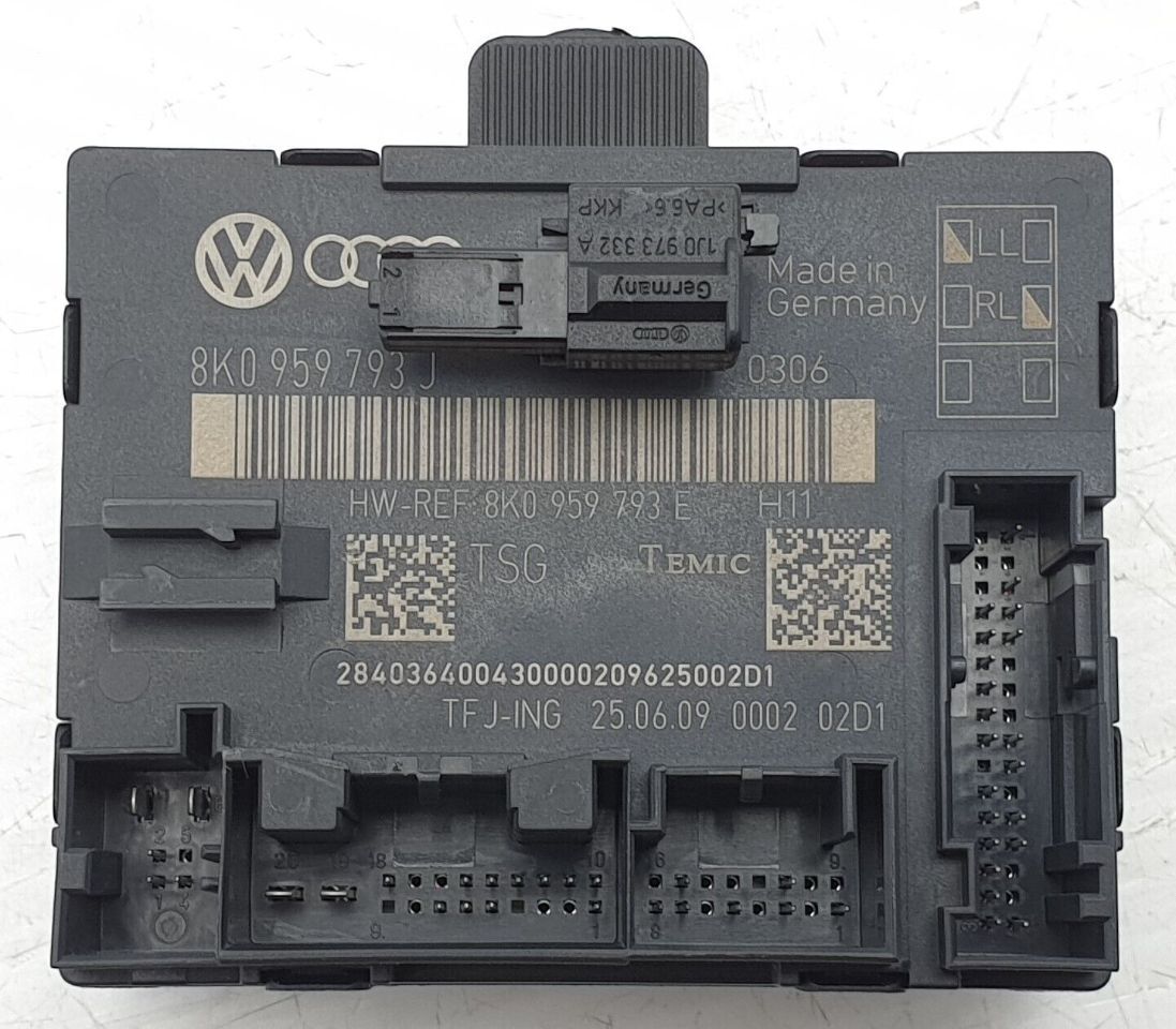 AUDI A4 07-15 B8 8K2 DOOR CONTROL MODULE (RIGHT FRONT) 8K0959793E