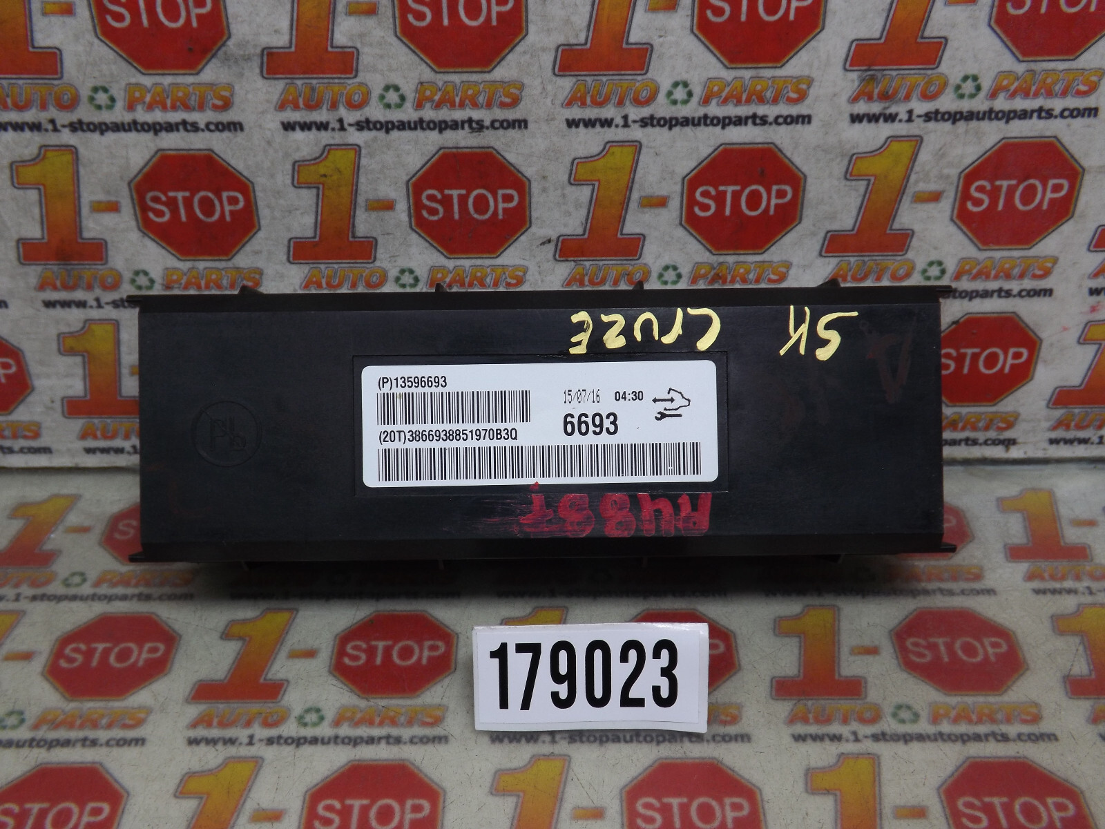 2015 2016 CHEVROLET CRUZE CLIMATE TEMPERATURE CONTROL MODULE 13596693 OEM