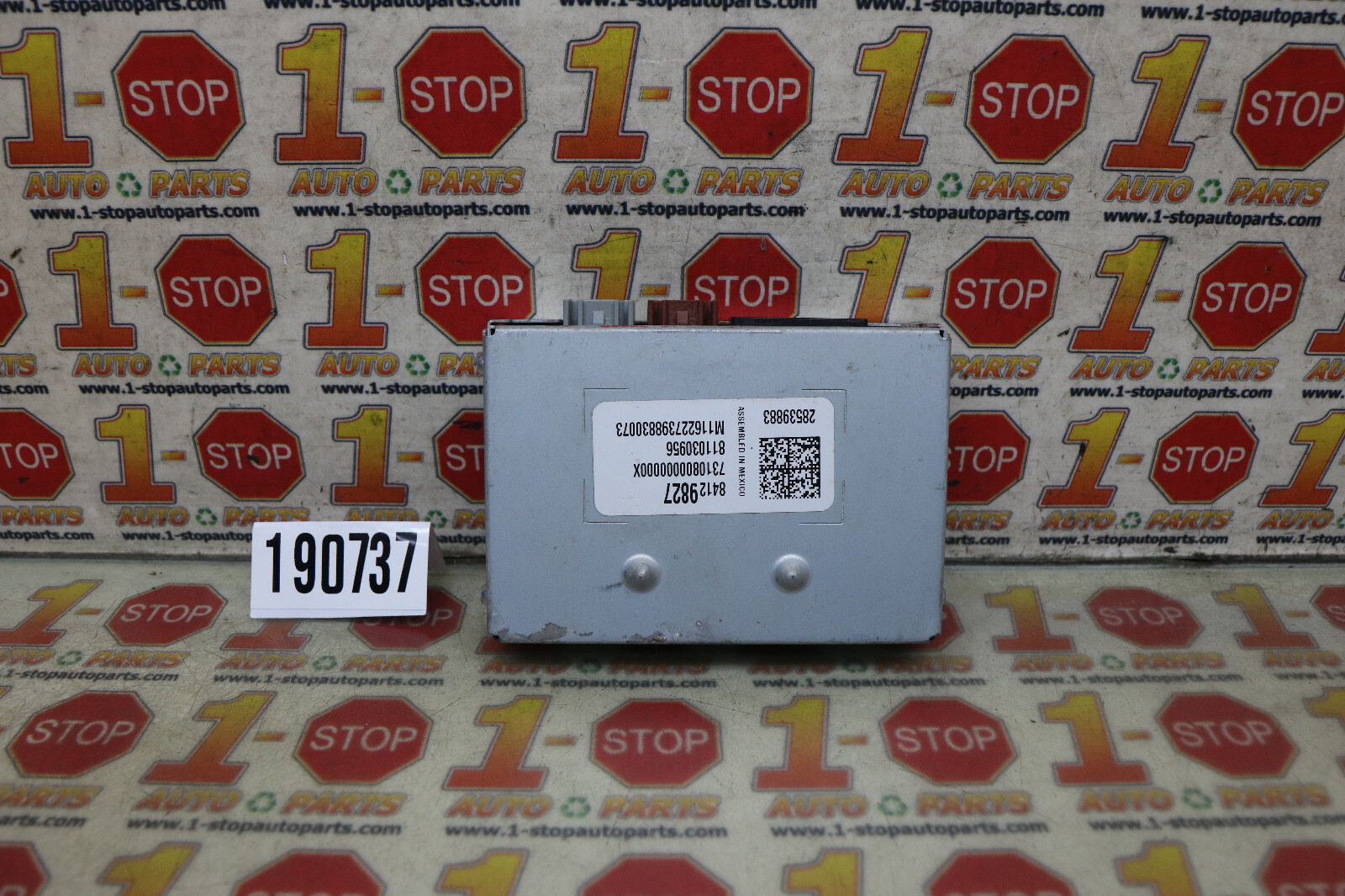 2017 GMC SIERRA INFORMATION GPS HMI BYPASS CONTROL MODULE 84129827 OEM