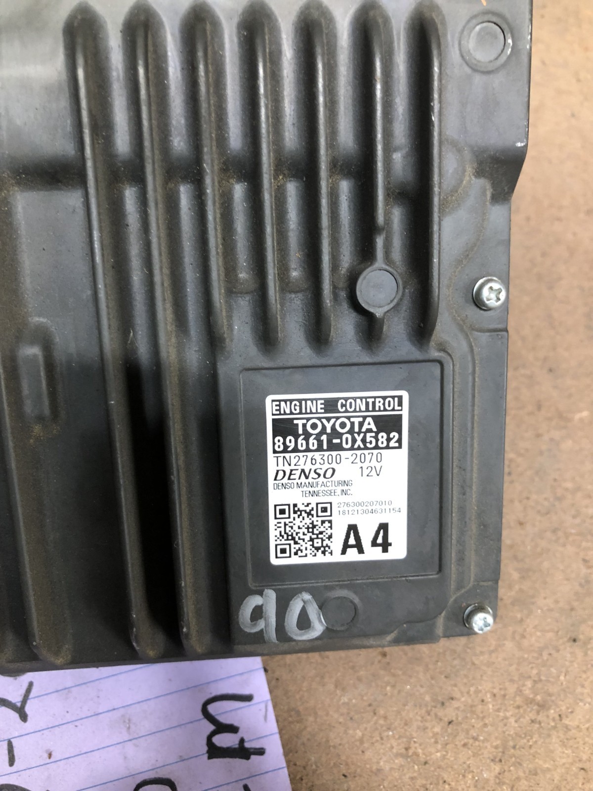 2018 2019 2020 Toyota Camry Engine Computer Control Module ECM OEM 89661-0X582