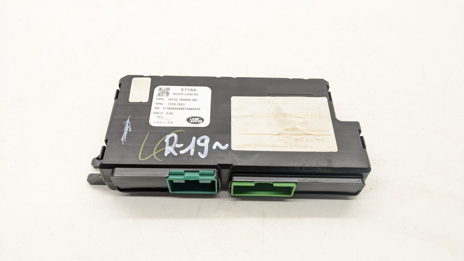 RANGE ROVER SPORT L494 SEAT CONTROL MODULE ECU FRONT RIGHT DRIVER SIDE 2017