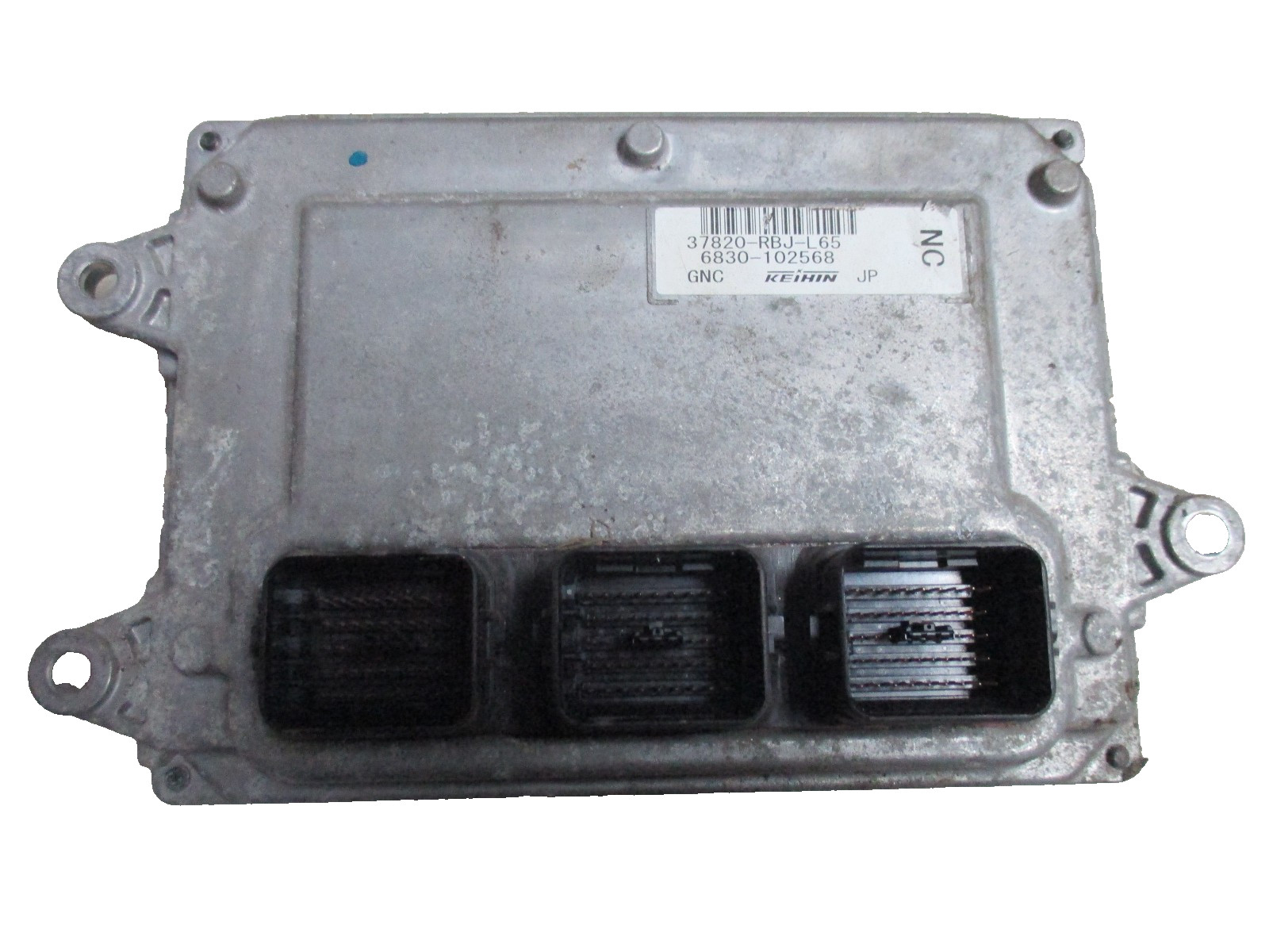 2010 HONDA INSIGHT ECM ENGINE COMPUTER 37820-rbj-l65