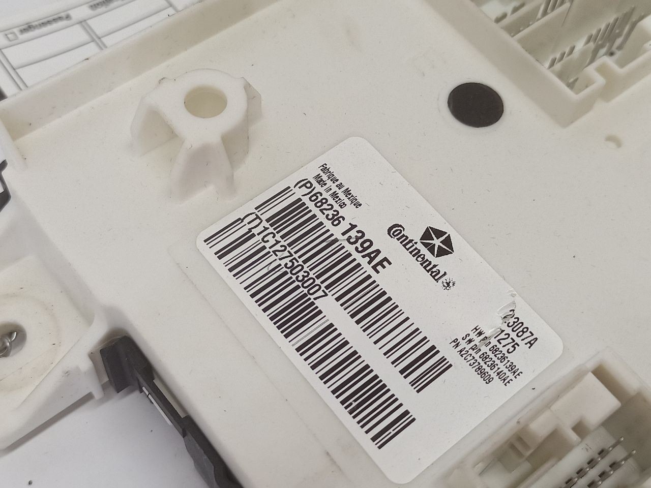 68236139AE Body Control Module BCM from 2015 DURANGO 13148296