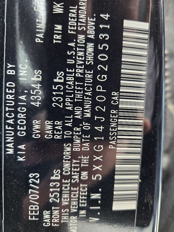 2021-2023 Kia K5 Engine ECM Electronic Control Module 1.6L ID 391212MKT1