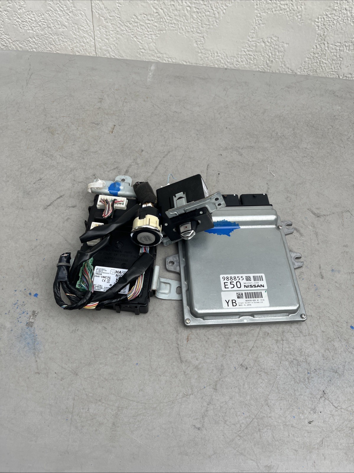 🛑 2012-2013 Infiniti G37 3.7L Sedan AWD Engine & Body Control Module & Key OEM