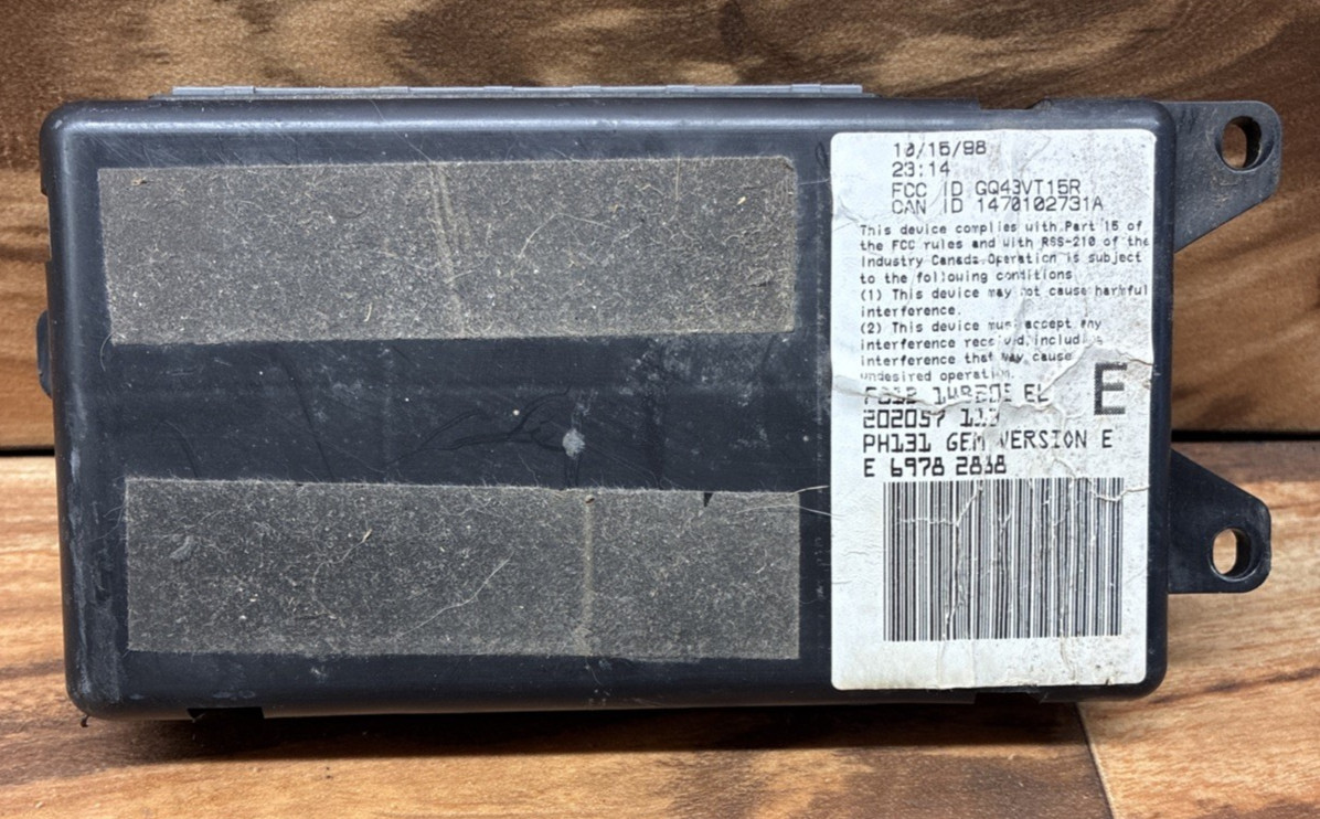 F81B-148205-EL? OEM GEM MODULE COMPUTER SUPER DUTY GQ43VT15R 5.4L Gas