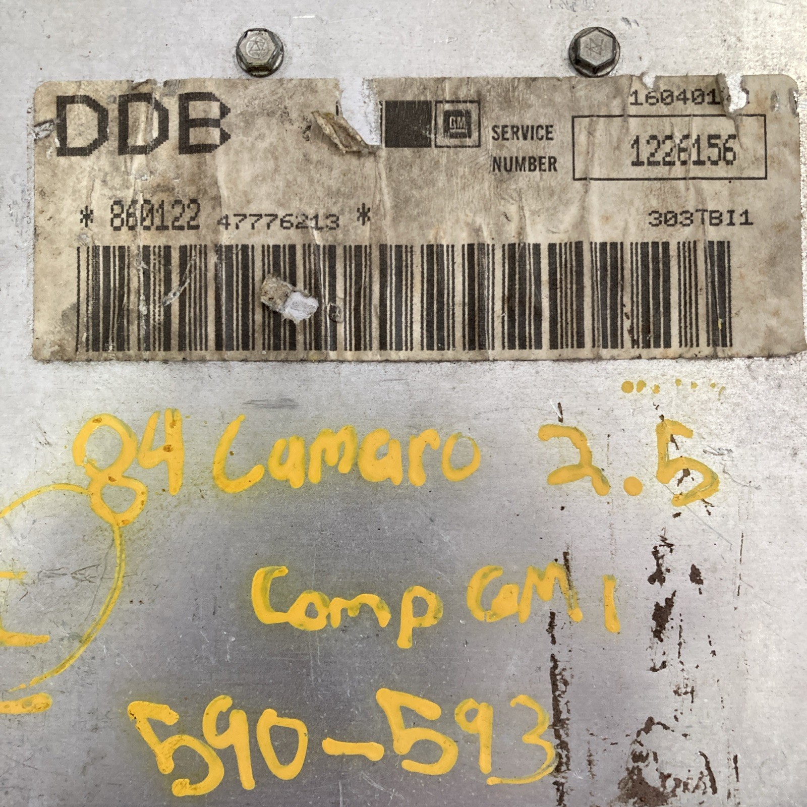 1983 Firebird ECU/ECM 1226156