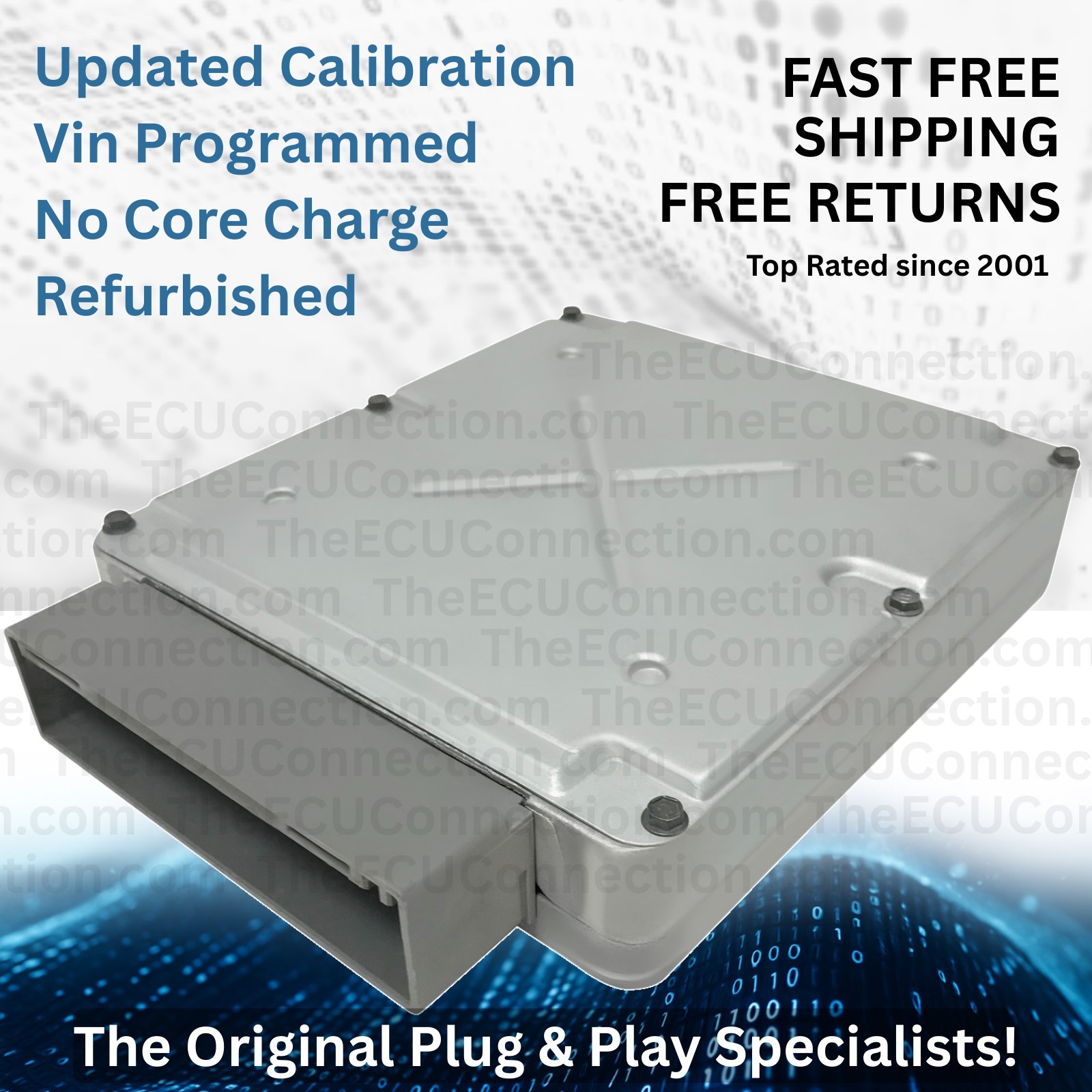 Programmed 1997 Ford Taurus 3.0L Engine Control Unit F7DF-12A650-XD
