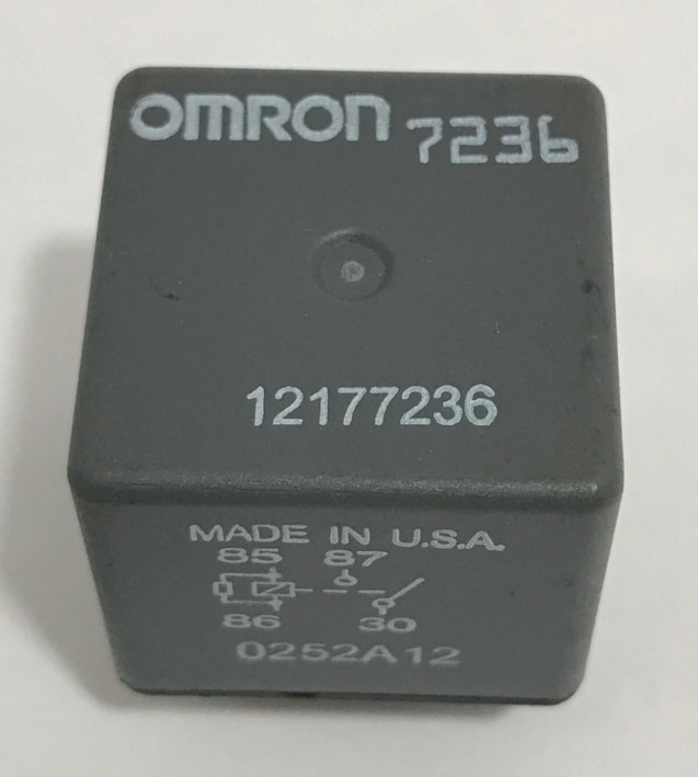NEW OEM Omron 4 Pins GM Fan Relay 12177236 OEM 7236