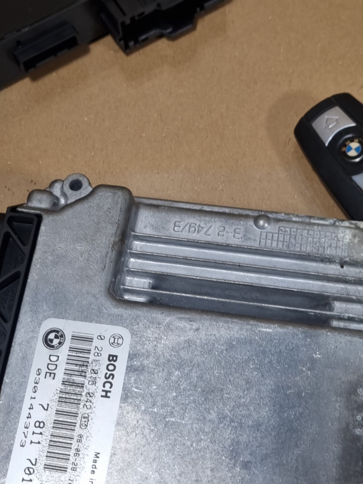 BMW 3 SERIES E90 E91 320D Diesel N47  ECU FULL SET KIT 7811701  Tested manual