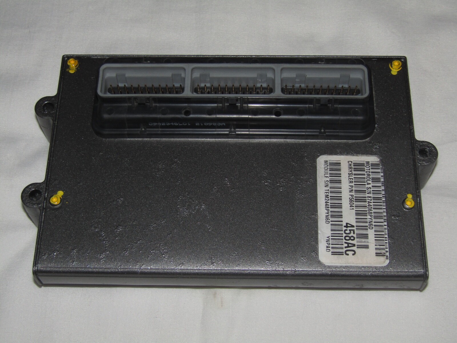 1999 JEEP WRANGLER 2.5L M/T ENGINE CONTROL MODULE UNIT ECM ECU PCM P56041458AC