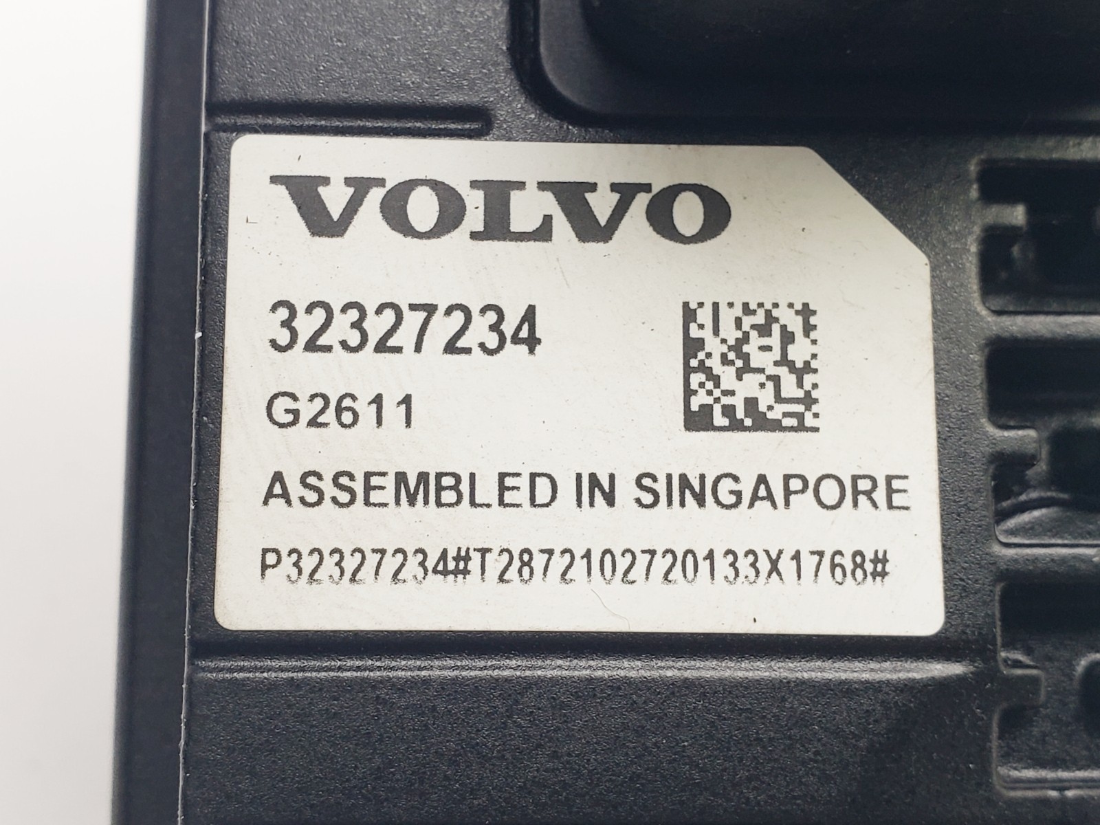 VOLVO XC40 FRONT COLLISION CAMERA MODULE 2020 32327234