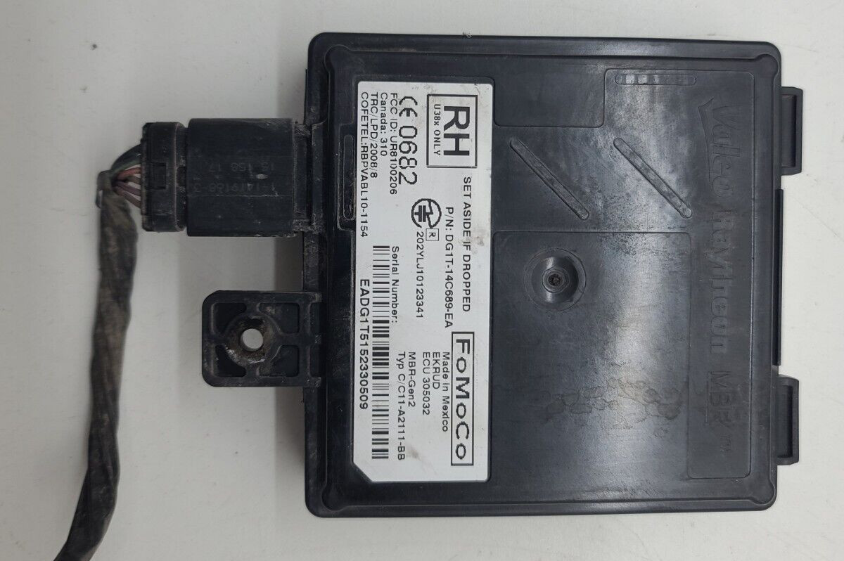13-18 FORD EXPLORER REAR BLIND SPOT SENSOR MODULE DRIVER ASSIST P/N:DG1T14C689EA