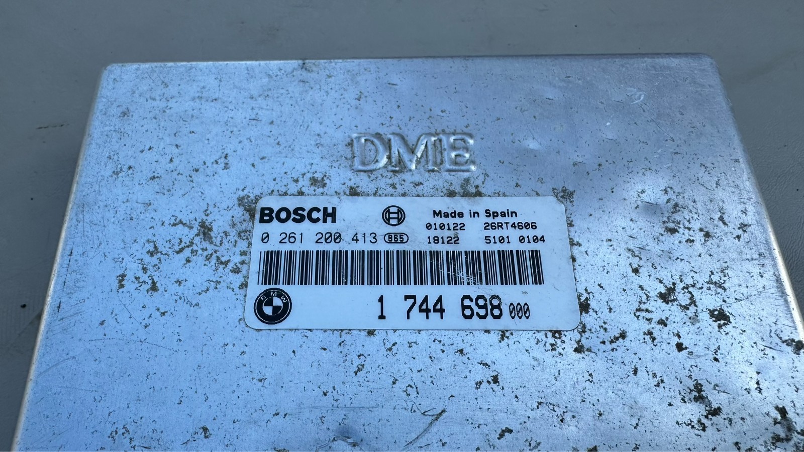 OEM BMW E36 325is M50 2.5L Bosch DME ECU Engine Computer Silver 413 1744698