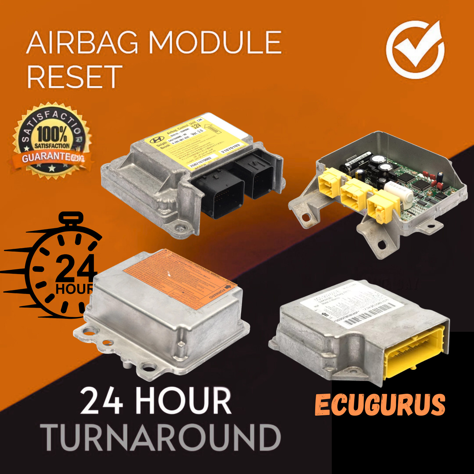 ⭐⭐⭐⭐⭐REPAIR SERVICE Airbag Computer Module RESET For All MODELS