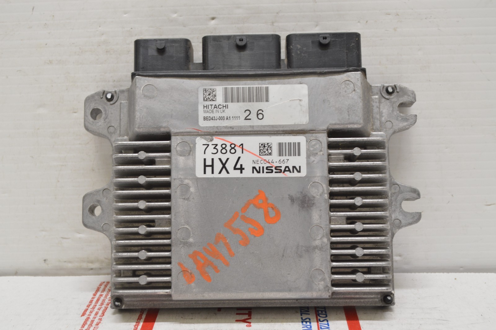 2018 2019 Nissan Rogue BED43J-000 Engine Control Module Unit Ecm G77 023